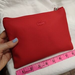 Lacoste Zippered Pouch Travel/Make-up...  2@$21